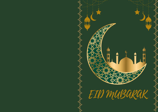 Eid Mubarak greeting card