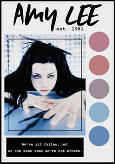 Amy Lee (of Evanescence) poster